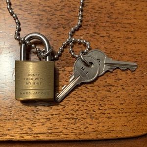 Marc Jacobs Lock & Key Necklace 🔐